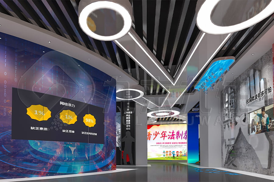 法制展館，法治文化教育展館方案策劃公司，政法委法治教育展館設(shè)計圖片