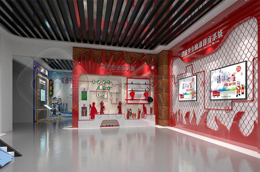 法治教育展館方案，法治示范展廳方案策劃，法院法制示范館設(shè)計圖片