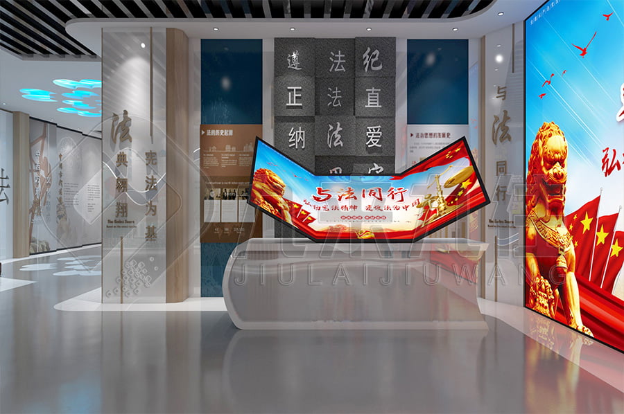 禁毒展廳布置，高科技禁毒展廳設(shè)計(jì)圖片，禁毒防艾宣傳基地設(shè)計(jì)布局公司