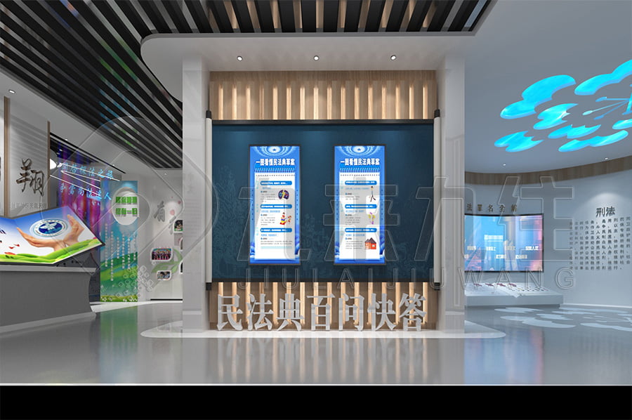 禁毒展廳效果圖，多媒體禁毒防艾基地施工，禁毒防艾宣傳基地設計布局