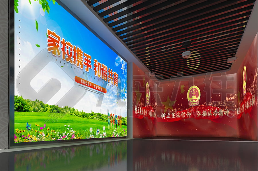 青少年法制教育基地，法治宣傳基地平面設(shè)計公司，政法委法治教育基地設(shè)計布局