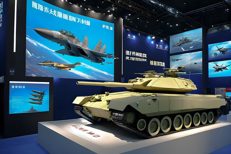 國防人防宣教體驗館設(shè)計效果圖